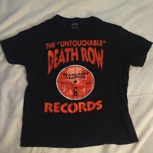 Untouchable Death Row Records Black T-Shirt